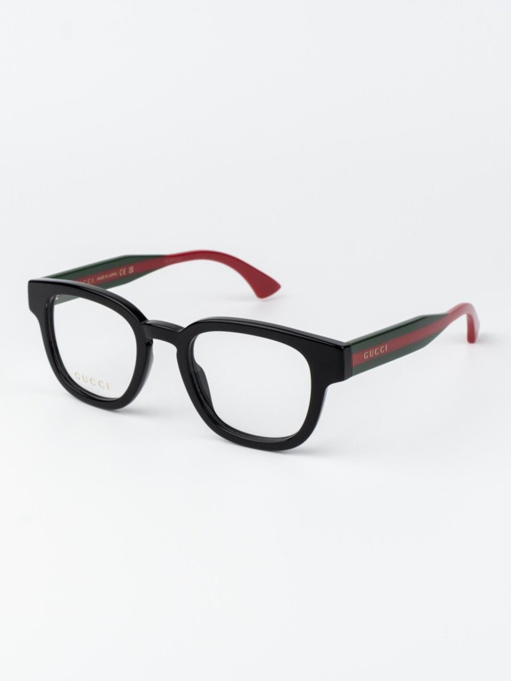 Gucci Men Eyeglasses Black Green Square GG1992O 001 NEW AUTHENTIC - Picture 5 of 10